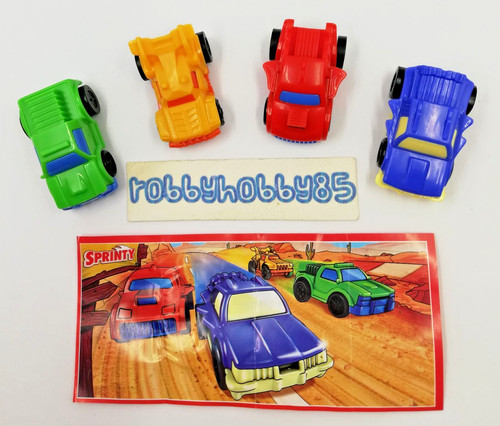 Complete set colored cars - complete,