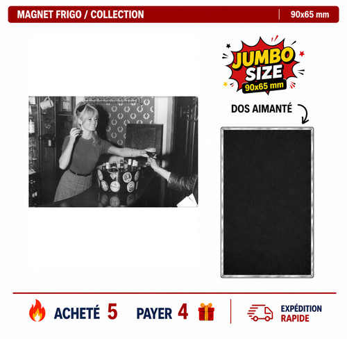 Magnet frigo brigitte - magnet,