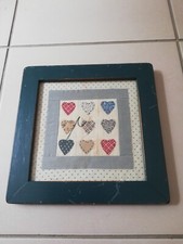 Tableau Patchwork Cœurs 1993 "an American Memory"