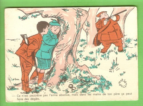 Jean bellus carte postale - bellus,