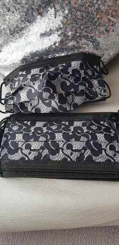 Lot masques dentelle - 10,