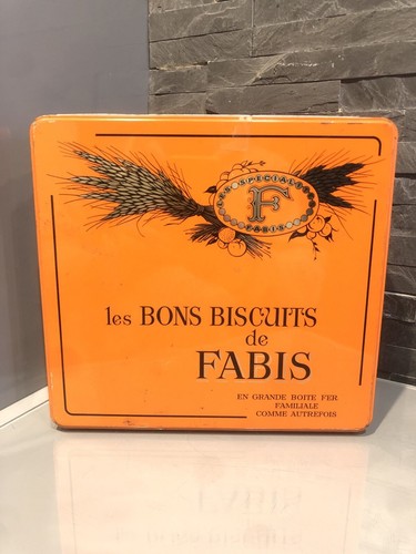 Boîte biscuits métal - boîte, en