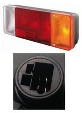 1 Feu arrière Droit Iveco Daily (1978-1999) Benne Caisse Frigo (30x13cm) NEUF