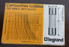 10 cartouches fusible 32A type G.I 10x38 / Matériel électrique Legrand /testé OK