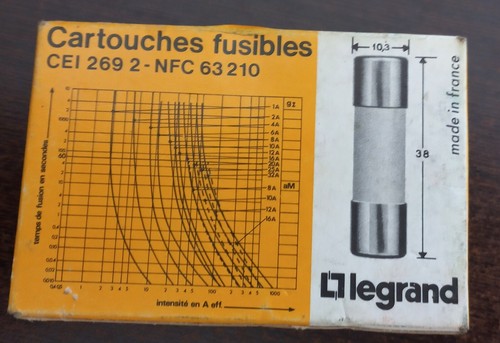 Cartouches fusible 32a type - cartouches,