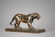 Barye / Jaguar qui marche n°2 / Bronze animalier