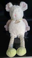 DDD /DOUDOU ET COMPAGNIE PELUCHE SOURIS Blanche CollecT. Les Choupidoux Tbe 33cm