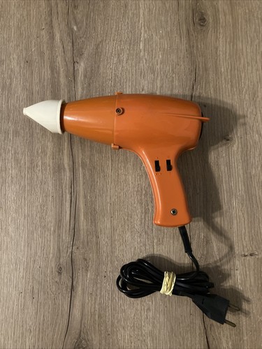 Sèche cheveux orange vintage - sèche,