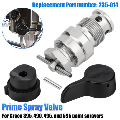 Airless prime spray valve - airless,