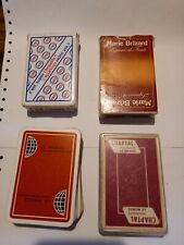 Lots  de 4 JEUX DE CARTES