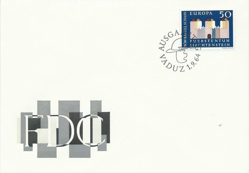 Europa 1964 enveloppe premier - 1964,