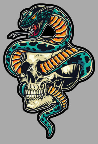 Sticker skull tete mort - de,