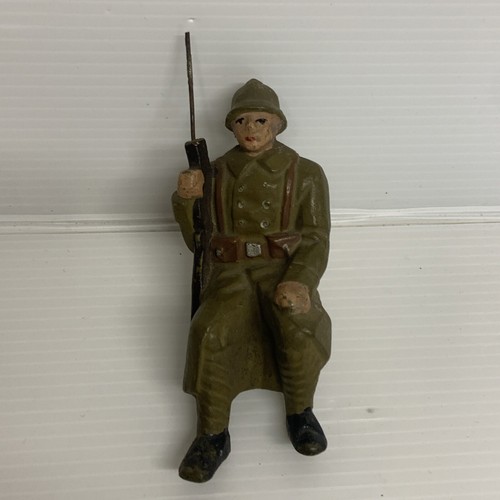Jouet ancien soldat passager