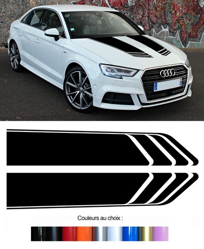 Bandes capot pour - bandes, audi