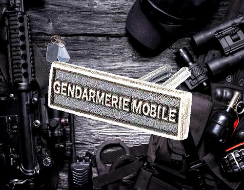 Gendarmerie mobile agrafe - gendarmerie,