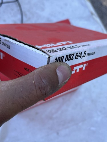 Hilti dbz vis cheville - 6/4,5,