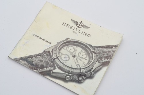 Breitling manuel chronomat - breitling,