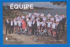CYCLISME carte Equipe cycliste