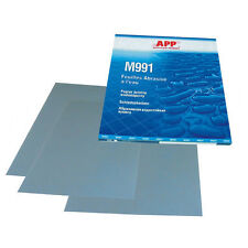 4 feuilles grain 800 de papier abrasif pour poncer à l'eau  format 230 x 280mm