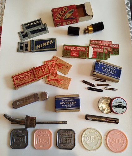 Lot petits objets anciens - petits,