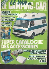 LE CAMPING-CAR N°12 AUTOSLEEPER BEJY & FRECCIA / ARCA MASCOTTE & FFB / BEDFORD