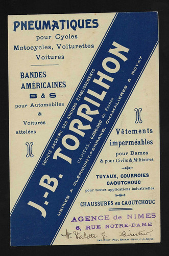 1900 france carte publicitaire - 1900,