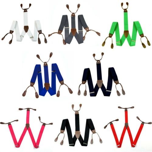 Bretelles unisex solides - bretelles,