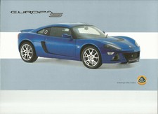 LOTUS EUROPA S - 2006 / ENGLISH / catalogue brochure dépliant catalogo prospekt