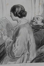 GAVARNI Lithographie originale