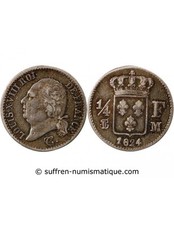 France Louis XVIII - 1/4 Franc