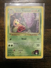 Carte Erika's Weepinbell Gym Heroes 48/132 Vintage Pokemon Wizards Boustiflor