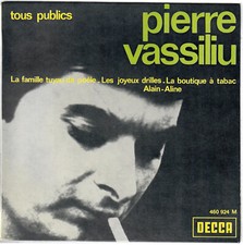 PIERRE VASSILIU  La famille tuyau de poële la boutique à tabac 1962 EP Decca