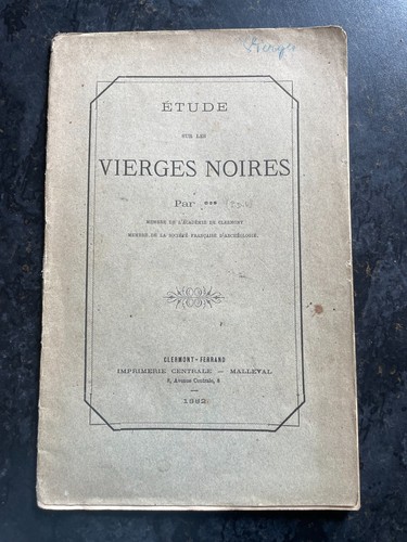 étude sur les vierges - , noires