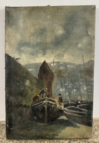 Ancienne huile sur - , toile