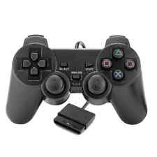 Manette Noire PS2 - Analogique avec Vibrations pour PlayStation 2