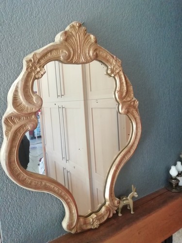 Lourd ancien miroir mercure - miroir,