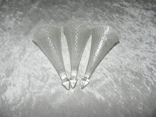 Lot ancien 3 x verre flûte à