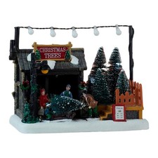 Village De Noël Illuminé, Maison, Dortoir, Festival, Cuisine De Vacances Avec