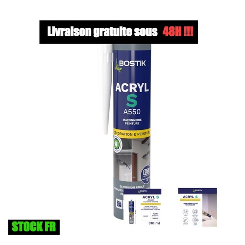 Bostik mastic acrylique blanc - mastic,