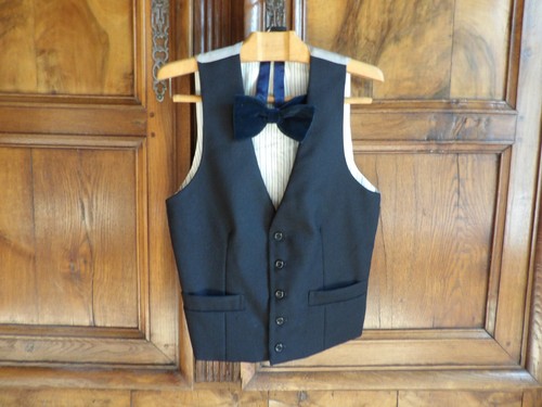 Ancien gilet homme avec - , noeud