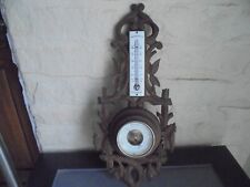 baromètre thermomètre émaillé ancien