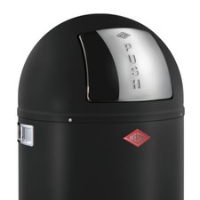 Wesco Poubelle Pushboy 50 L Mat Noir