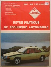 Revue technique automobile RTA  Renault  FUEGO  TX , GTX et automatic