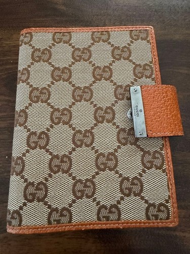 Gucci canvas planner agenda - canvas,