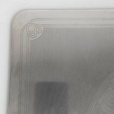 CHRISTOFLE RARE dessous de plat en métal argenté