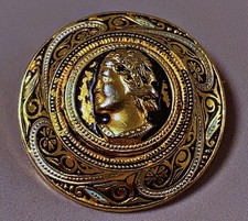 BIJOU VINTAGE BROCHE OR DE