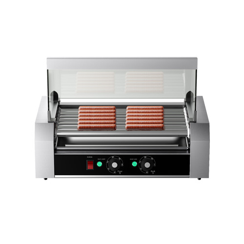 Hot dog roller machine - hot, dual