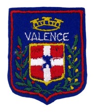 Ecusson brodé (patch／embroidered crest) Valence