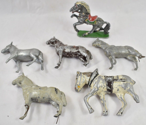 Anciens chevaux figurines - figurines, en