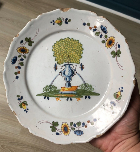 Belle assiette faïence - belle,